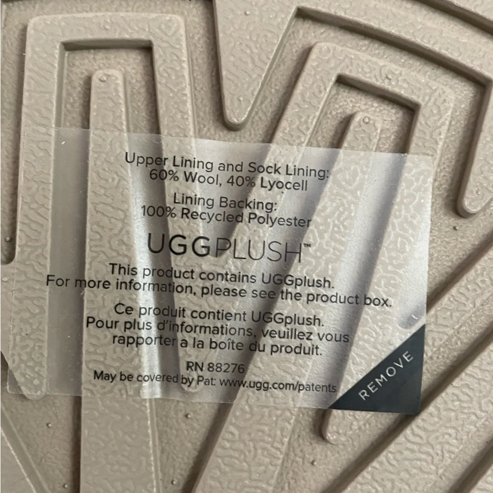 UGG Tazz Platform Slipper Mustard Seed Size 10 - Picture 7 of 10